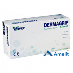 Рукавички латексні Dermagrip Classic, розмір "M" (WRP), 100 шт.